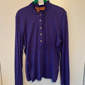Tory Burch Button Down Long Sleeve Size L